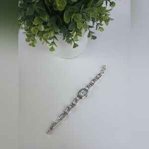 Brighton Essex Silver Heart Watch